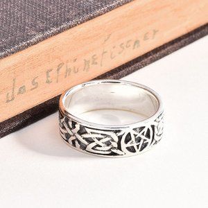 Sterling 925 Pentagram Ring